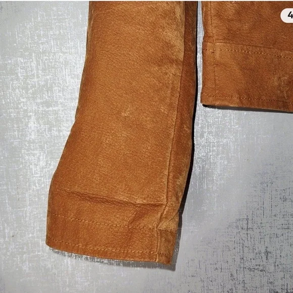 Anthropologie Brown Leather Jacket - Picture 8 of 9